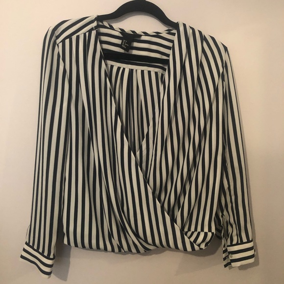 H&M Tops - H&M striped blouse